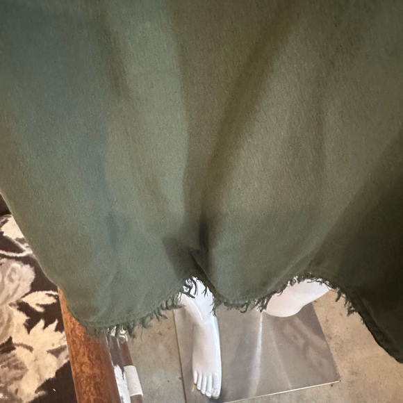 Splendid Army Green Sleeveless Button up Front Dress - Picture 4 of 5